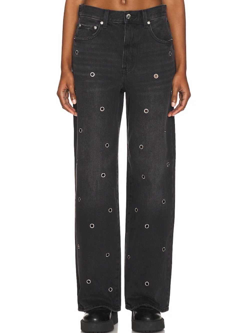 EUC PISTOLA Hendrix High Rise Wide Leg Jeans in Glamour | Size 28